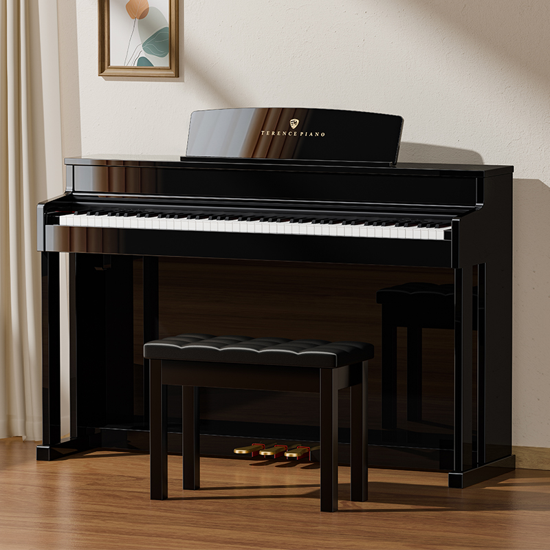 重塑音樂美學｜特倫斯數碼鋼琴E55電鋼琴開啟殿堂級家庭演奏時代